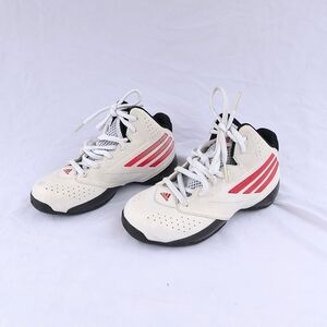 ADIDAS | Kids Junior 3 serie 2014 Red & White Hightop Sneaker